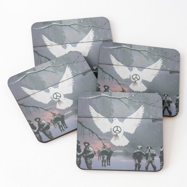 Item preview, Banksy peace Bird- anti war banksy street art designed and sold by martin max.