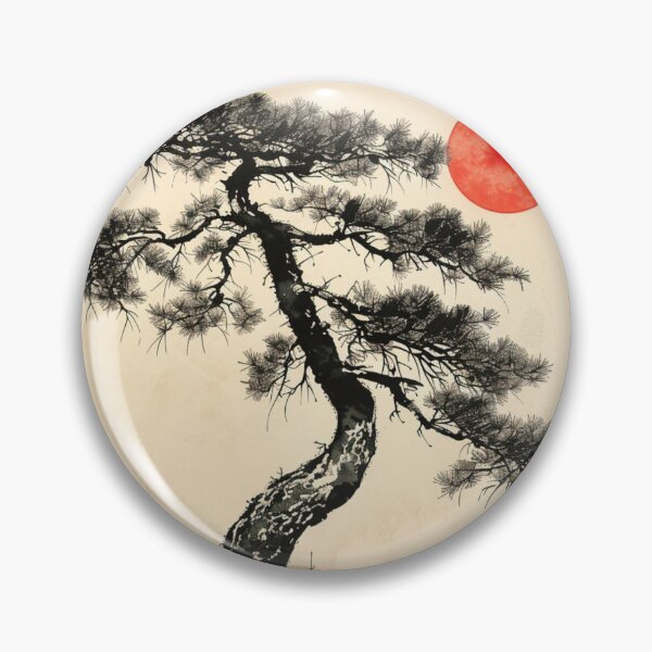 Item preview, Circle and Bonsai Tree designed and sold by Artcollectionus.