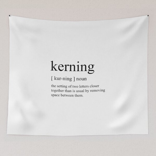 Item preview, kerning designer dictionary word noun definition designed and sold by Eva-Designs-.