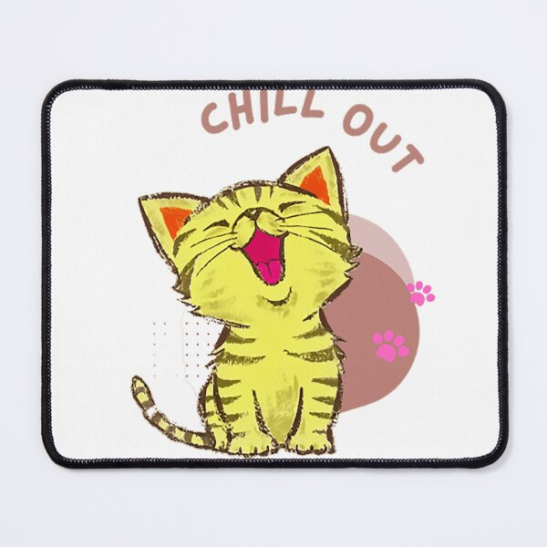 Item preview, Chill Out Cat  designed and sold by LoveInkCreation.