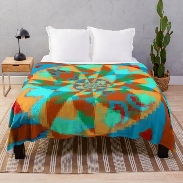 Aperçu de l'œuvre **MOTIF PAQUES MULTICOLORE GEOMETRY PEINTURE NAUTILUS SPIRALES FLEURS FANTAISIE PATCHWORK** créée et vendue par Ralek.