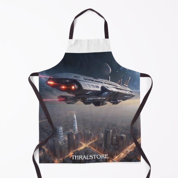 Item preview, Barco volando sobre la ciudad designed and sold by ThralStore.