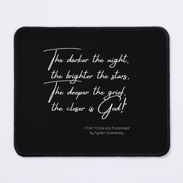 Item preview, A Quote about Religion from "Crime and Punishment" by Fyodor Dostoevsky designed and sold by Poemit.
