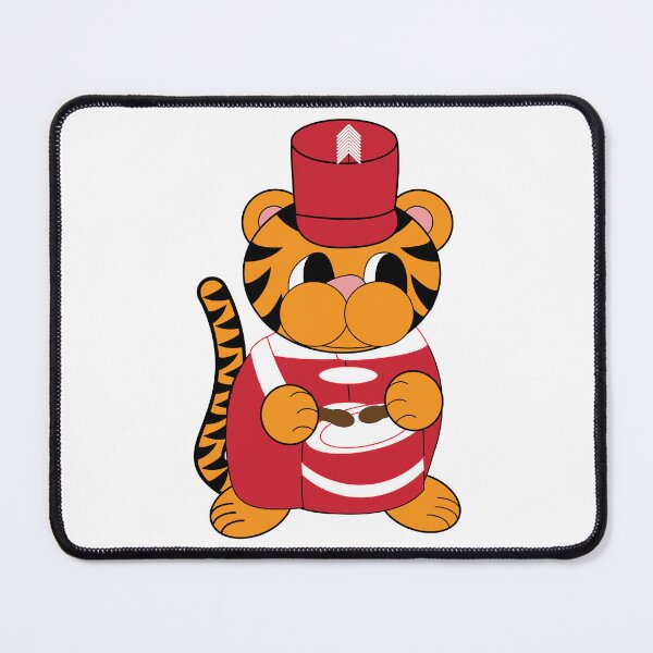 Item preview, Tiger Marching Band Snare Drum Red and White designed and sold by ValeriesGallery.