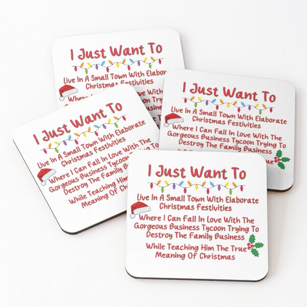Item preview, I Just Want To Live The Christmas Movie Tropes designed and sold by ASeasonalFlair.