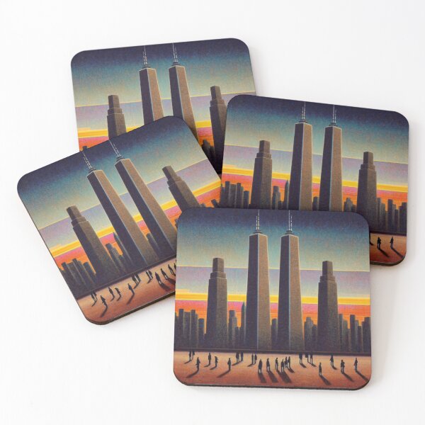 Item preview, Twin towers designed and sold by FOXandJAY.