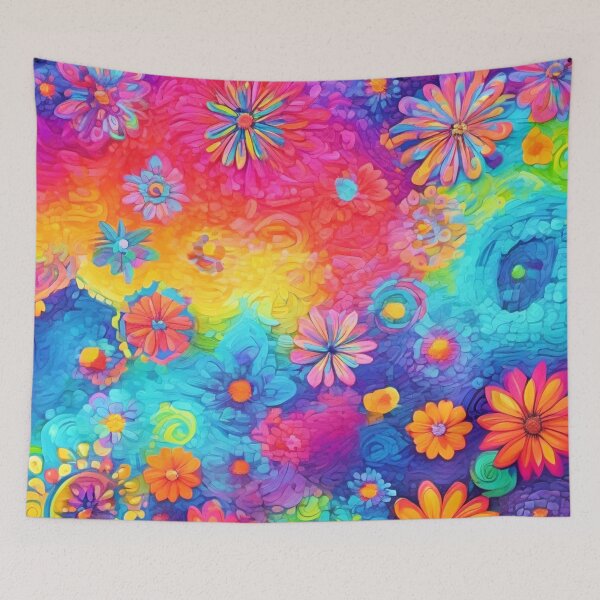 Item preview, Vibrant Colorful Pattern Art designed and sold by Health And Fitness Posts e-Store.