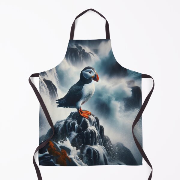 Item preview, Puffin crashing waves designed and sold by Truck Stop One.