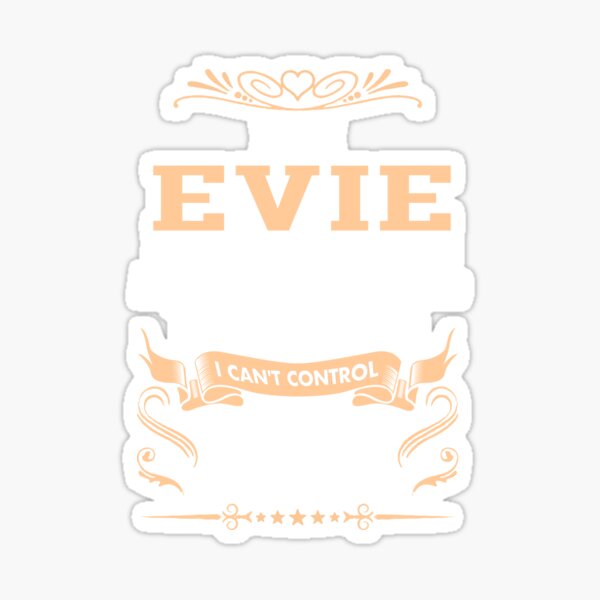 Vista previa del artículo con la obra «Definición de nombre de niña Evie», diseñado y vendido por Share-me.