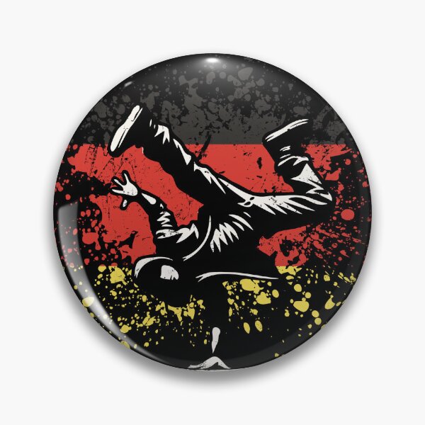 Artikelvorschau, Brechen Sie den Boden und brechen Sie Bboy-Sprühfarbe. Flagge Deutschland entworfen und verkauft von MeringueMango.