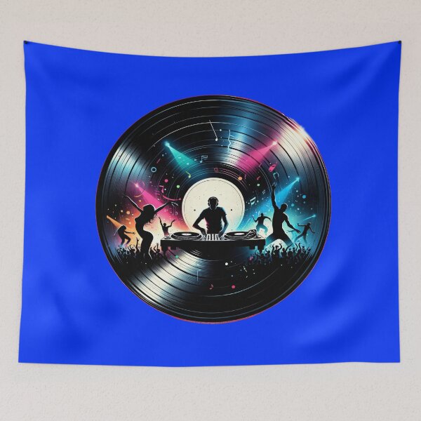 Item preview, Galactic Groove: A Vinyl Universe. Cosmic Spin: DJ Nightlife.  designed and sold by leyfinder.