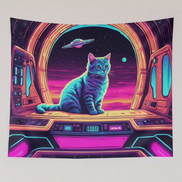 Item preview, The view after a cat abduction designed and sold by Jenswhim.