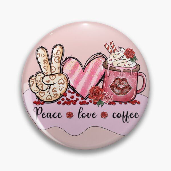 Item preview, Peace Love Coffee Classic designed and sold by Artcollectionus.
