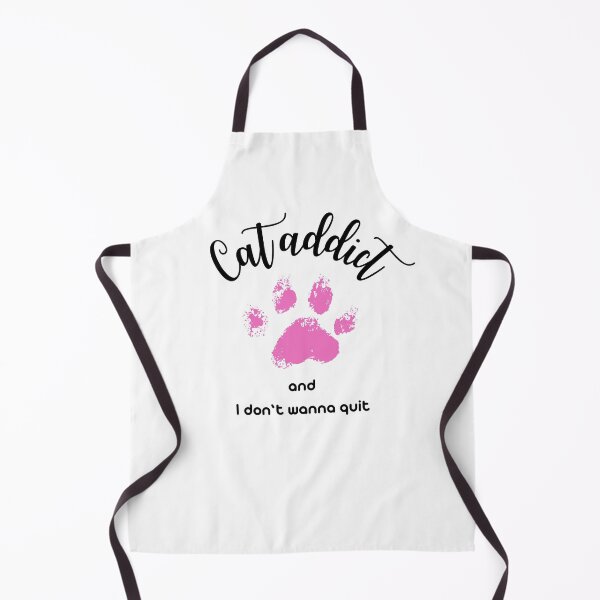 Item preview, pink cat paw - Cat addict and I don't wanna quit designed and sold by alczar.
