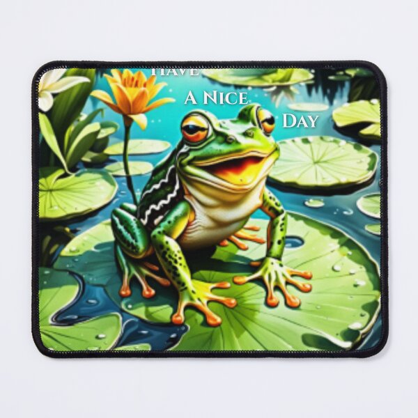 Item preview, Have A Nice Day Leap Frog designed and sold by trailsitravel.