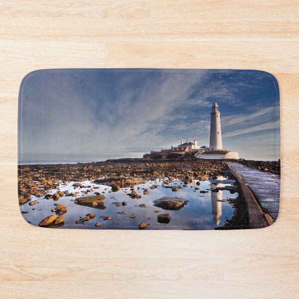 Item preview, St Mary's Island in winter sunshine designed and sold by Violaman.