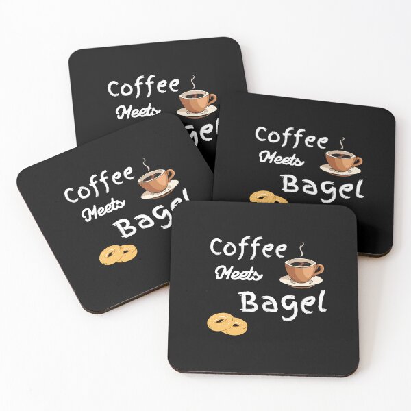 Item preview, Food Design Funny Coffee Meets Bagels Funny Coffee Drinker designed and sold by ANNINOART ⭐⭐⭐⭐⭐.