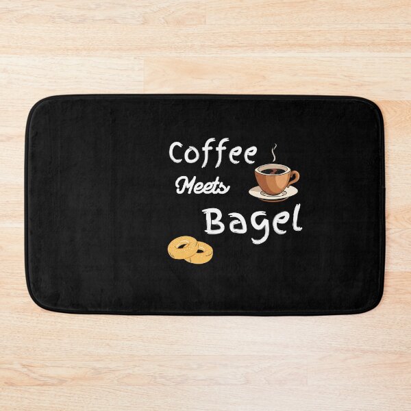 Item preview, Food Design Funny Coffee Meets Bagels Funny Coffee Drinker designed and sold by ANNINOART ⭐⭐⭐⭐⭐.