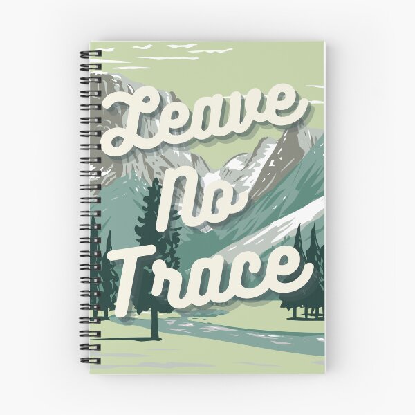 Item preview, Retro Leave No Trace National Parks Graphic designed and sold by KWZCreates.