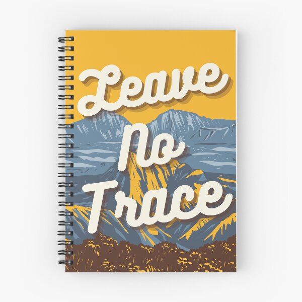 Item preview, Retro Leave No Trace National Parks Graphic designed and sold by KWZCreates.