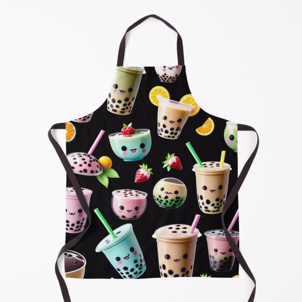 Artikelvorschau, Kawaii Bubble Boba Tea Pattern entworfen und verkauft von TheArtOfPat.