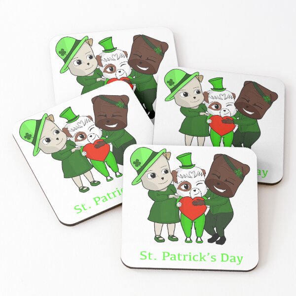 Item preview, Cute St. Patrick's Day Dogs designed and sold by Dkdesign41.