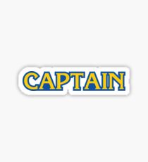 captain capcom logo Sticker