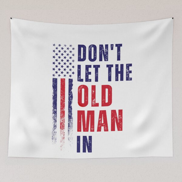 Item preview, Funny Don't let the old man in Cool American flag Vintage Don't let the old man in with a guitar designed and sold by Tee zy.