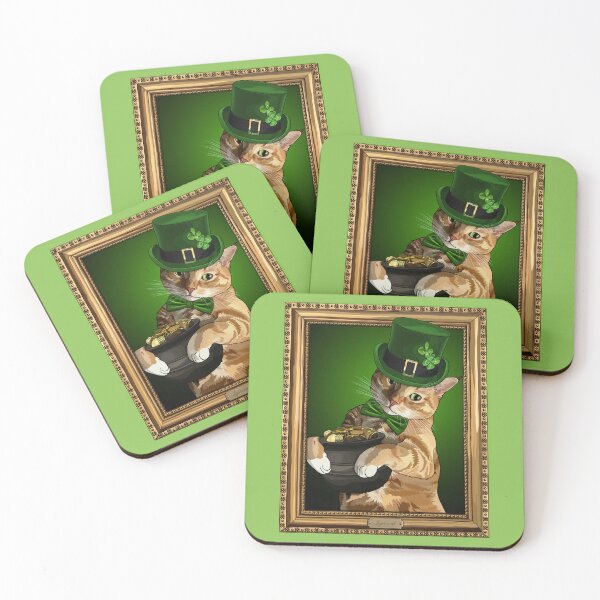 Item preview, St Patricks Day Leprecat with Pot of Gold designed and sold by Carleah Unique.