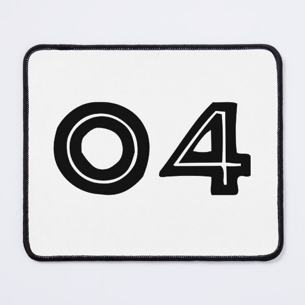 Item preview, 04, four, black, tribal, african designed and sold by Numbers-Art.