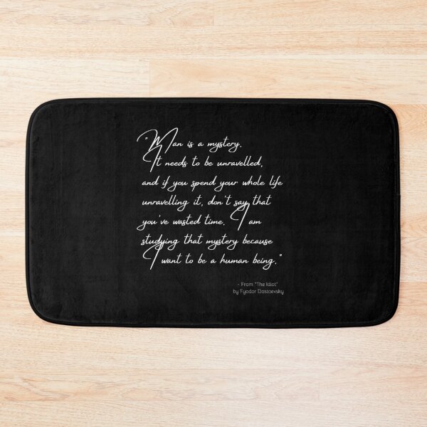 Item preview, A Quote about the Humankind from "Crime and Punishment" by Fyodor Dostoevsky designed and sold by Poemit.