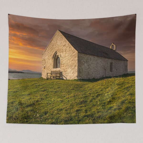 Item preview, St Cwyfan Church Anglesey  designed and sold by AJEvans.