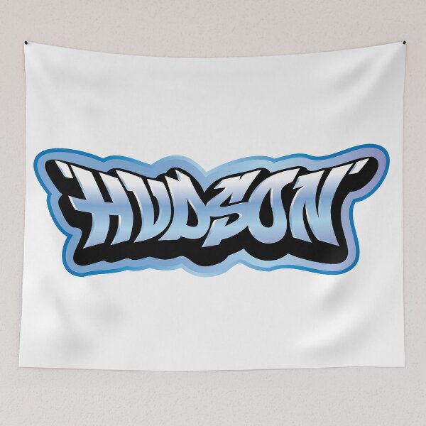 Item preview, Hudson name graffiti style designed and sold by 0ut0fSpace.