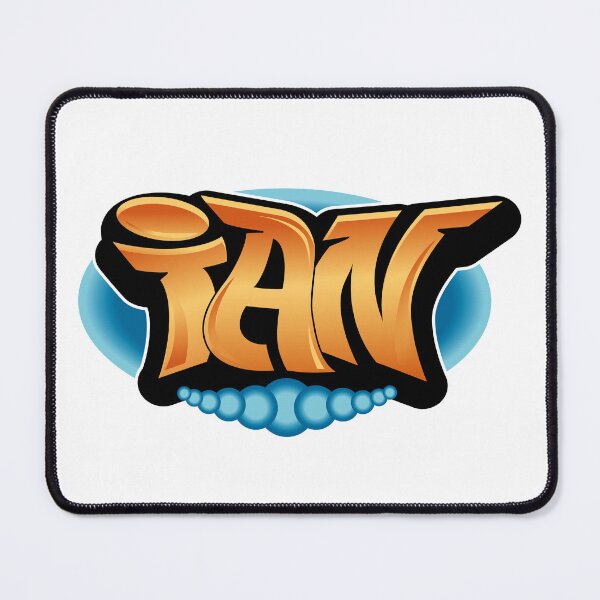 Item preview, Ian name graffiti style designed and sold by 0ut0fSpace.