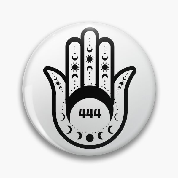 Item preview, 444 Angel Number Hamsa Hand  designed and sold by hamsasoul.