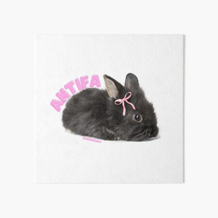 Item preview, ANTIFA bunny designed and sold by samesiesart.