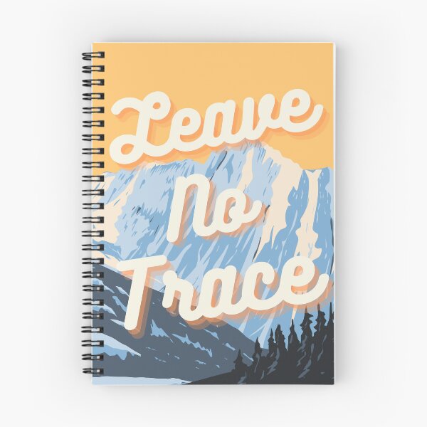 Item preview, Retro Leave No Trace National Parks Graphic designed and sold by KWZCreates.