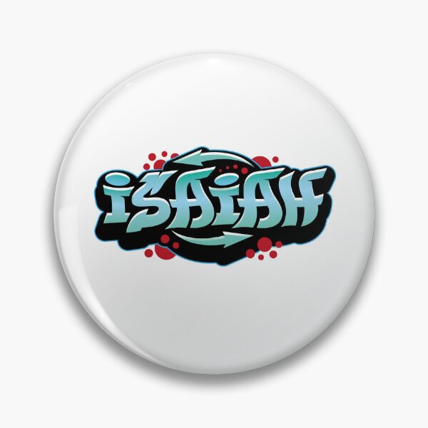 Item preview, Isaiah name graffiti style designed and sold by 0ut0fSpace.