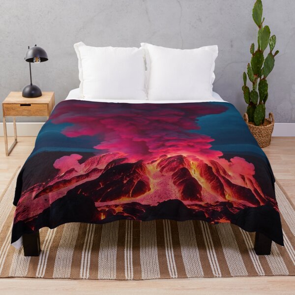 Item preview, Pink Steam Coming Out Of Erupting Volcano designed and sold by SassyArtistry.