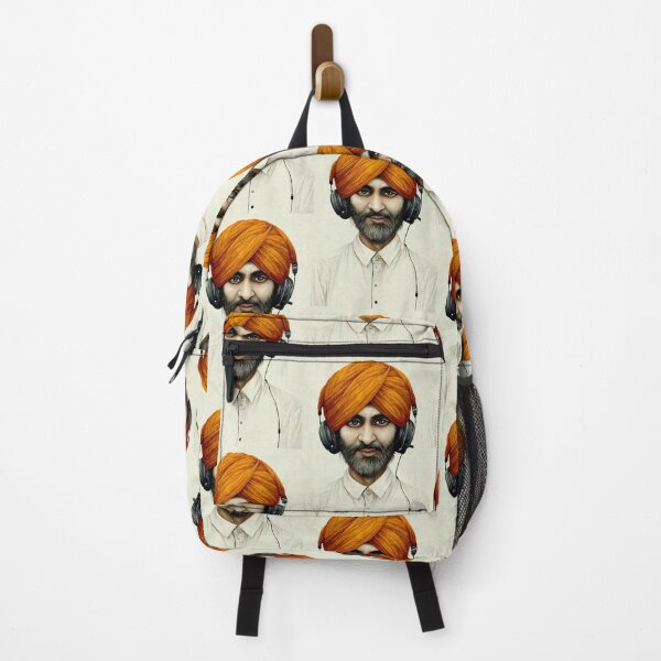 Item preview, Sikh man headphones 2 designed and sold by FOXandJAY.