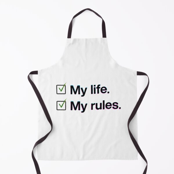 Item preview, Live your life, with your rules! Inspirational design with checkmarks. designed and sold by H Jonas.