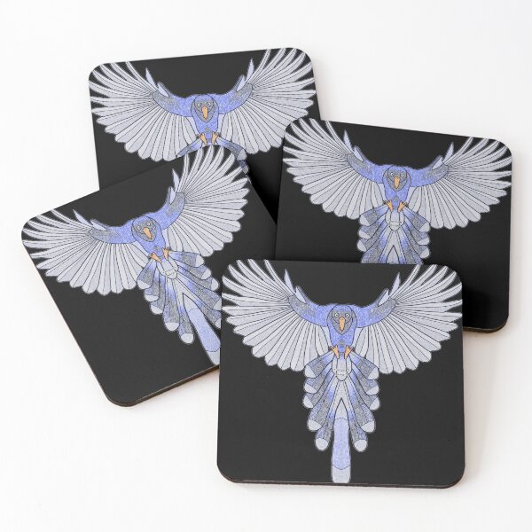 Item preview, Crochet Blue Magpie (black) designed and sold by 13mtm80-Designs.
