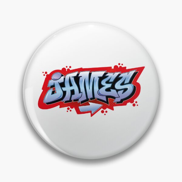 Item preview, James name graffiti style designed and sold by 0ut0fSpace.