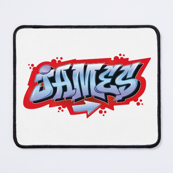 Item preview, James name graffiti style designed and sold by 0ut0fSpace.