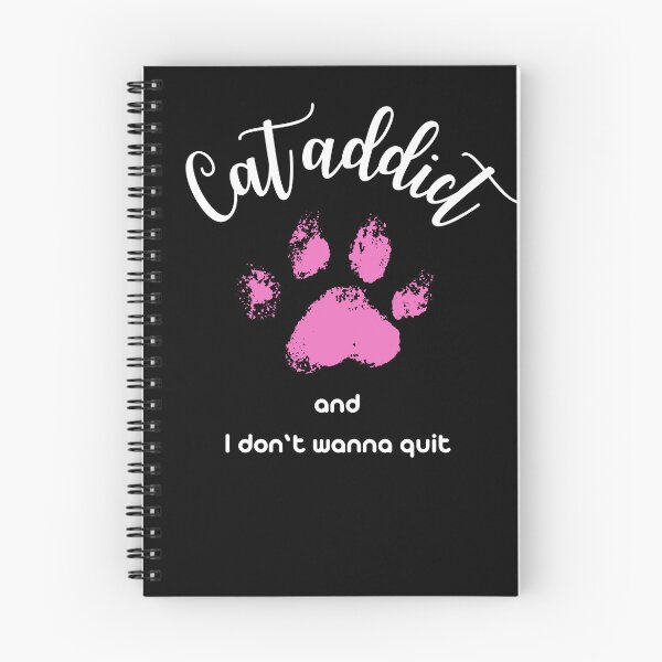 Item preview, pink cat paw - Cat addict and I don't wanna quit designed and sold by alczar.
