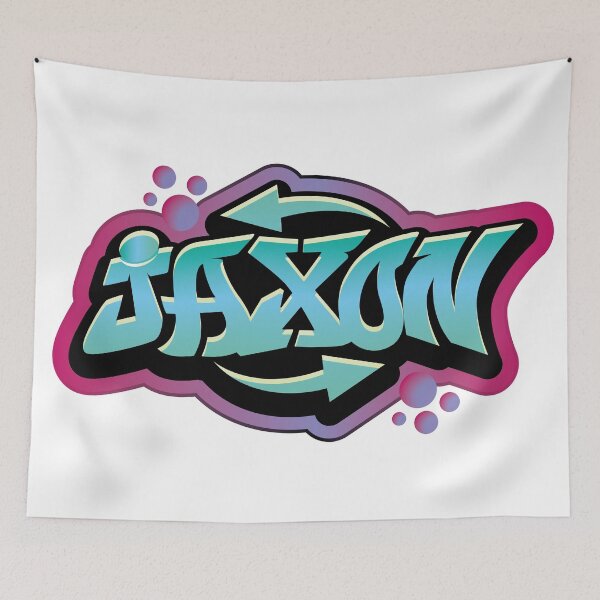 Item preview, Jaxon name graffiti style designed and sold by 0ut0fSpace.