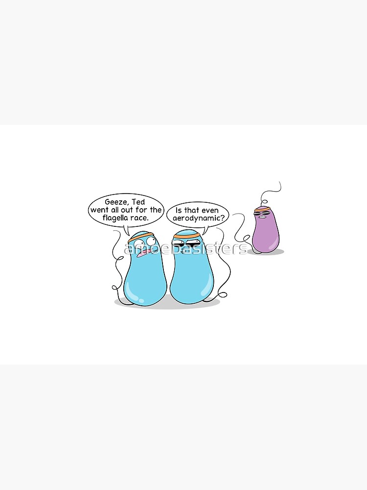 Thumbnail 4 of 4, Zipper Pouch, Flagella Fitness designed and sold by amoebasisters.