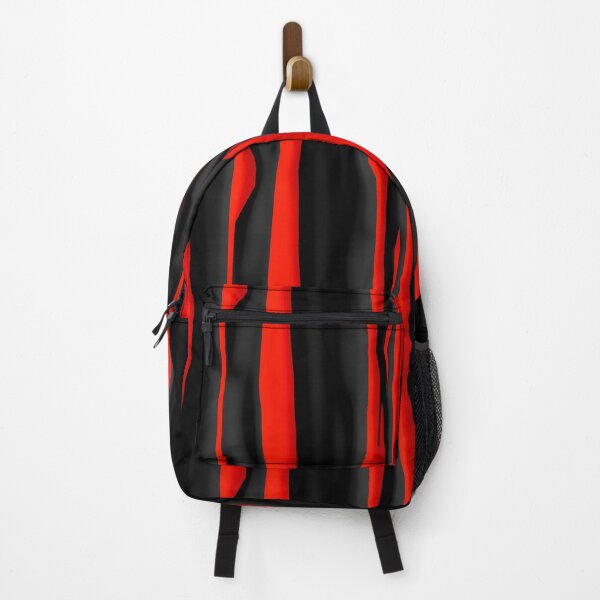 Item preview, 3D Black and Red Jagged Vertical Stripe Pattern designed and sold by TheRulerofEarth.
