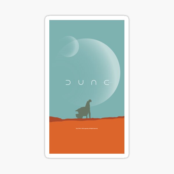Item preview, Dune Part Two Paul Atreides Arrakis Desert Moons Silhouette  designed and sold by KamiTrendz.
