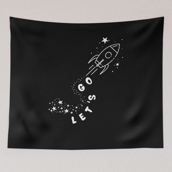 Item preview, Let's Go Rocket Ship designed and sold by SunandShade.